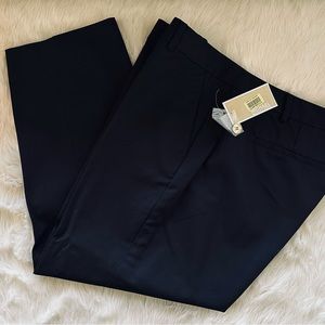 NWT MICHAEL KORS Kors Black Fashion Basic Capri Pants Ladies Size 14